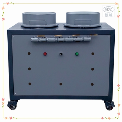 Produzione di etichette in silicone ad alta capacità con cabina a vuoto a doppia testa e macchina erogatrice PVC