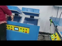 Macchina manuale di incisione in silicone tessile per la fabbricazione di etichette di cassa